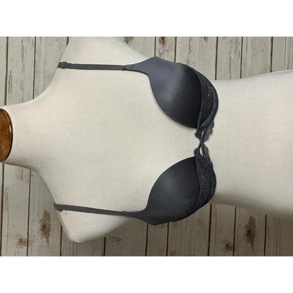 Victoria's Secret Other - Victoria's Secret Very Sexy silver padded demi bra Size 34C